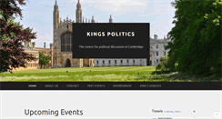 Desktop Screenshot of kingspolitics.com